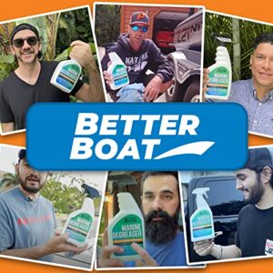 Marine Degreaser Black Streak Remover Fiberglass and Engine Degreaser Cleaner Heavy Duty Boat and Automotive Car Super Grease Clean and Parts Cleaner Commercial Grade Auto RV and Boats