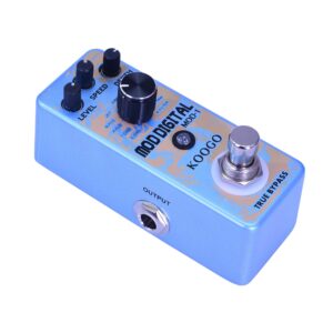 koogo guitar modulation pedal digital mod station pedals with 11 kinds classic effect for electric guitar