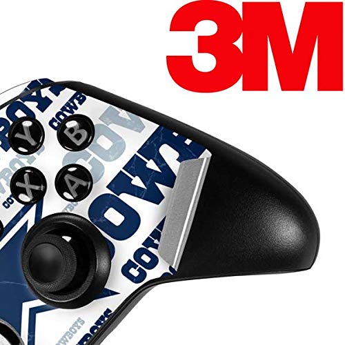 Skinit Decal Gaming Skin Compatible with Xbox One Elite Controller - Officially Licensed NFL Dallas Cowboys Blue Blast Design