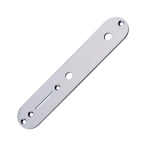 Metallor Control Plate Mounting Plate Chrome Compatible with Tele Telecaster Style Electric Guitar Parts Replacement.