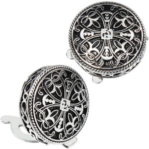 AMITER Button Covers for Men Vintage Cufflinks for Men’s Shirt–Best Cufflinks Gifts for Wedding Party Business