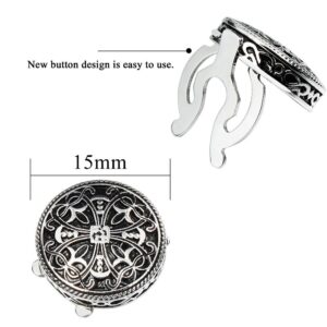 AMITER Button Covers for Men Vintage Cufflinks for Men’s Shirt–Best Cufflinks Gifts for Wedding Party Business