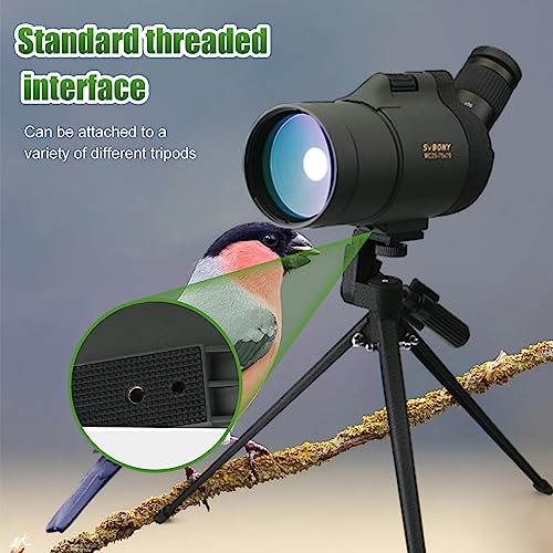 SVBONY SV41 Mak Spotting Scopes with Tripod for Target Shooting,25-75x70,Compact,Waterproof,Scopes for Hunting,Shooting,Travel,Camping