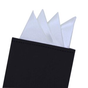 PreFolded Pocket Squares On Card For Men Polyester Suit Handkerchief 8 pieces