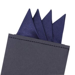 PreFolded Pocket Squares On Card For Men Polyester Suit Handkerchief 8 pieces