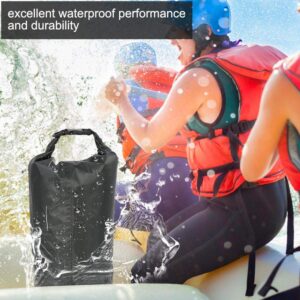 Waterproof Dry Bag, Lightweight Dry Storage Bag Backpack, Portable Outdoor Activities Waterproof Bag Pouch for Travel, Swimming, Boating, Kayaking, Camping and Beach (8L)