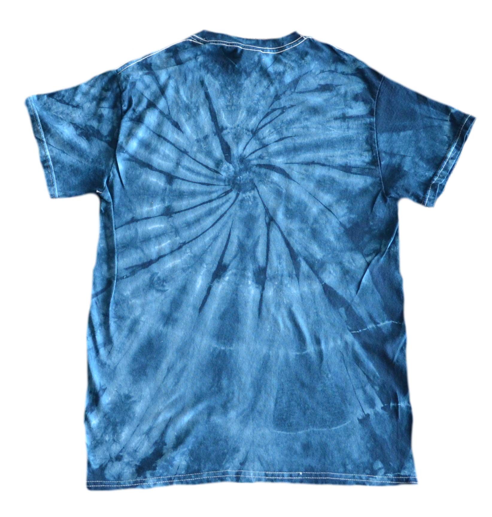 JANT girl Volleyball Tie Dye T-Shirt Stacked Logo (Navy, M)