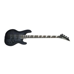 Jackson JS Series Concert Bass JS3Q, Transparent Black Burst, Amaranth Fingerboard