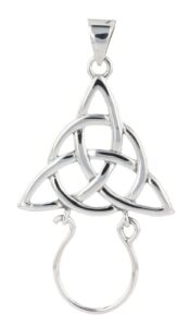 jewelry trends trinity triquetra charm holder sterling silver pendant