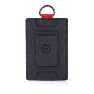 Dango Slim Minimalist Wallet for Men - RFID Blocking - Durable Dtex Water Resistant Material, Black