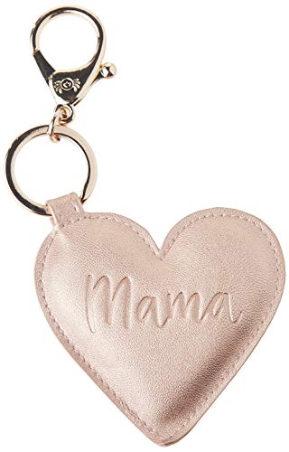 Itzy Ritzy Diaper Bag and Purse Charm, Keychain and Luggage Marker; Measures 6” Long and 3” Wide; Features Durable Clasp and Trendy Gold Hardware, Gold