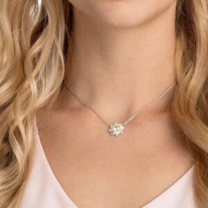 SWAROVSKI Rhodium-Plated Sunshine Pendant