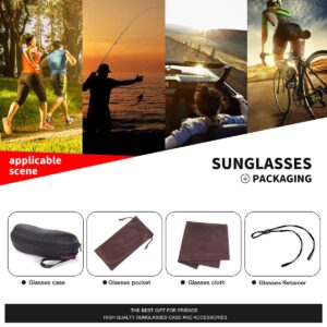 FAGUMA Sports Polarized Sunglasses For Men Cycling Driving Fishing 100% UV Protection