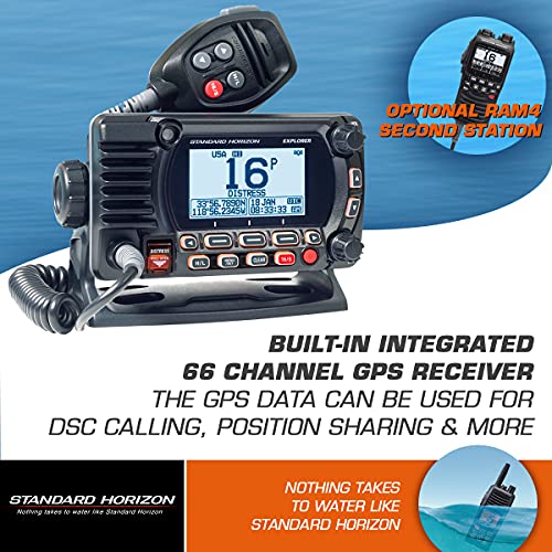 Standard Horizon GX1800G Fixed Mount VHF w/GPS - Black