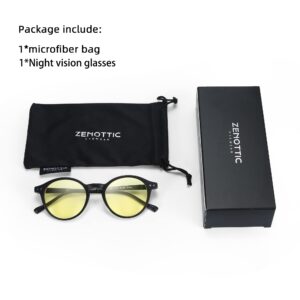 ZENOTTIC Night Driving Glasses Polarized Night Vision Sunglasses Anti Glare Rainy Safe Hd Outdoor Eyewear For Men Women