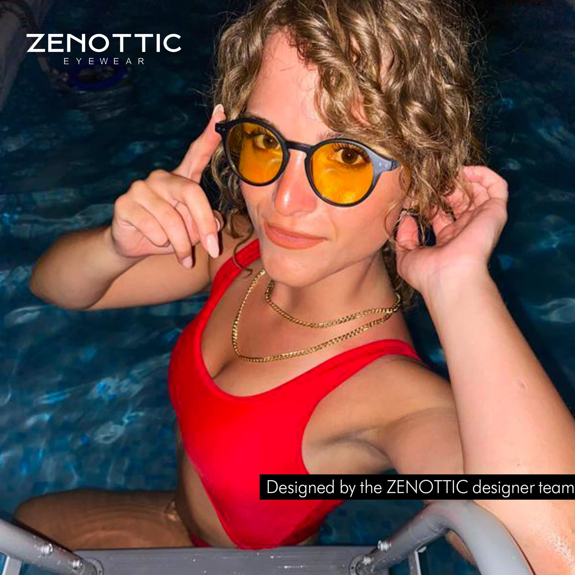 ZENOTTIC Night Driving Glasses Polarized Night Vision Sunglasses Anti Glare Rainy Safe Hd Outdoor Eyewear For Men Women