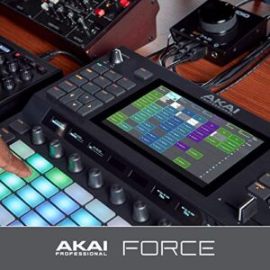 AKAI Professional FORCE – Standalone Music Production, MIDI Sequencer and DJ System with Synth Engines, MPC Sampling and Ableton Style Clip Launching