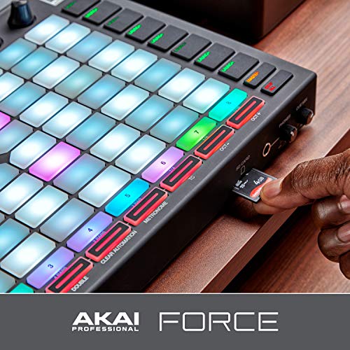 AKAI Professional FORCE – Standalone Music Production, MIDI Sequencer and DJ System with Synth Engines, MPC Sampling and Ableton Style Clip Launching