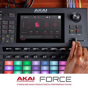 AKAI Professional FORCE – Standalone Music Production, MIDI Sequencer and DJ System with Synth Engines, MPC Sampling and Ableton Style Clip Launching