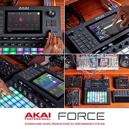 AKAI Professional FORCE – Standalone Music Production, MIDI Sequencer and DJ System with Synth Engines, MPC Sampling and Ableton Style Clip Launching