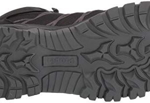 Propét Men's Traverse Hiking Boot, Black/Dark Grey, 09H 3E US