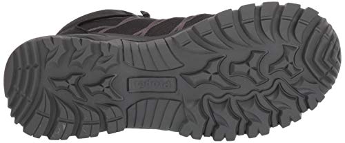 Propét Men's Traverse Hiking Boot, Black/Dark Grey, 09H 3E US