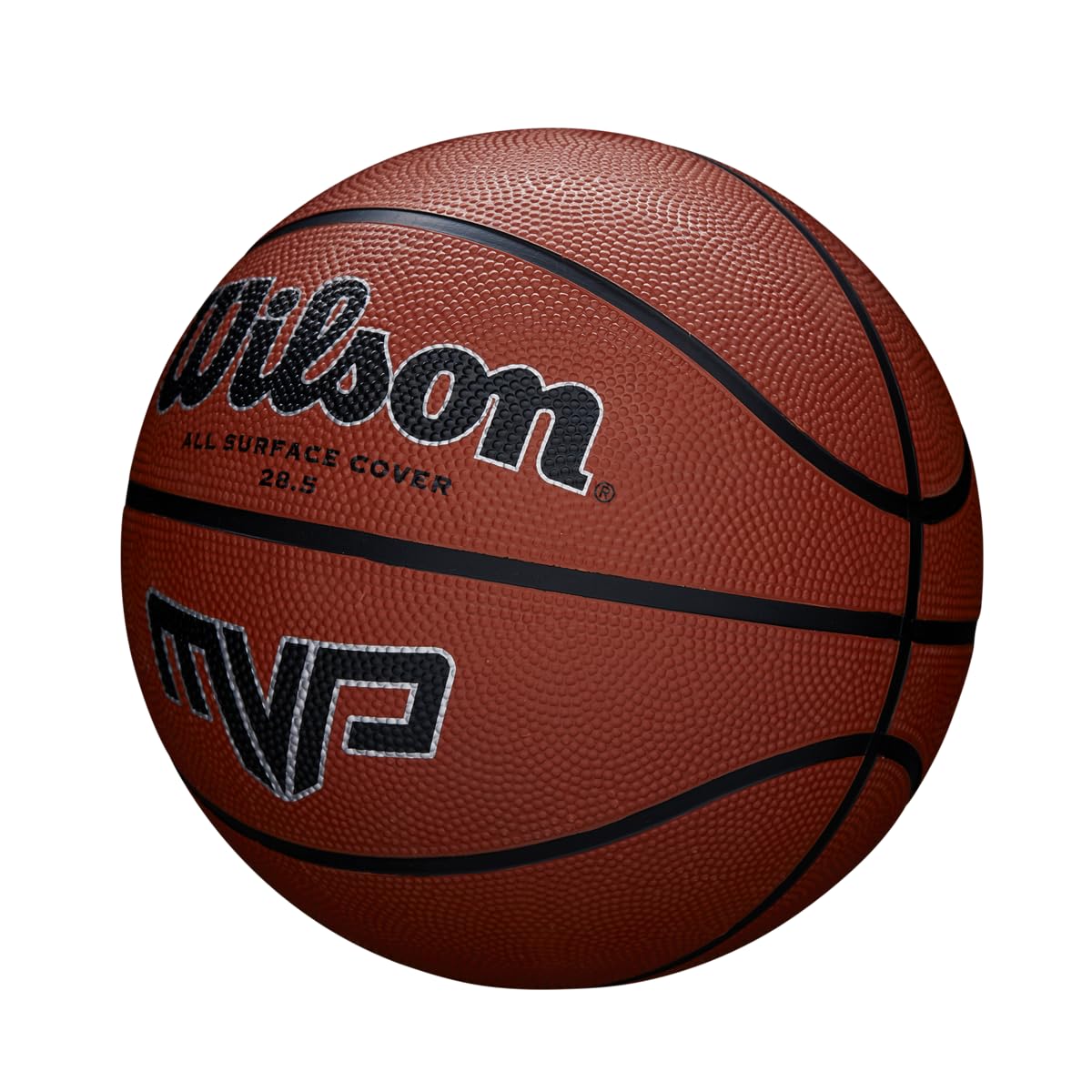 Wilson Unisex' s MVP Basketball, Orange, 7