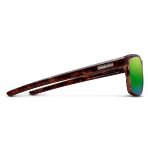 Suncloud Respek Polarized Sunglasses, Tortoise/Polarized Green Mirror, One Size