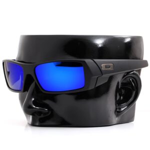 IKON LENSES Replacement Lenses For Oakley Gascan Sunglasses (Deep Blue Mirror (Polarized)