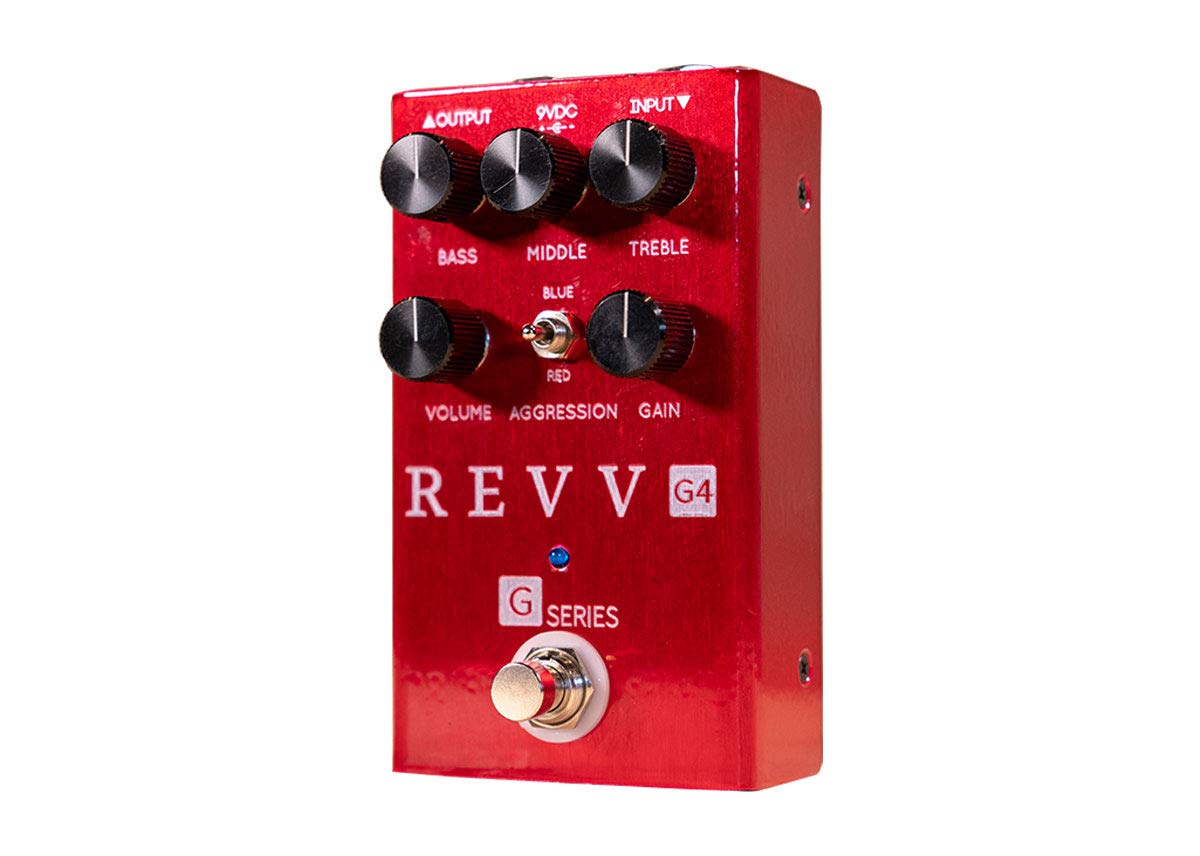 Revv G4 Preamp/Overdrive/Distortion Pedal Red