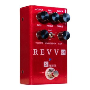 Revv G4 Preamp/Overdrive/Distortion Pedal Red