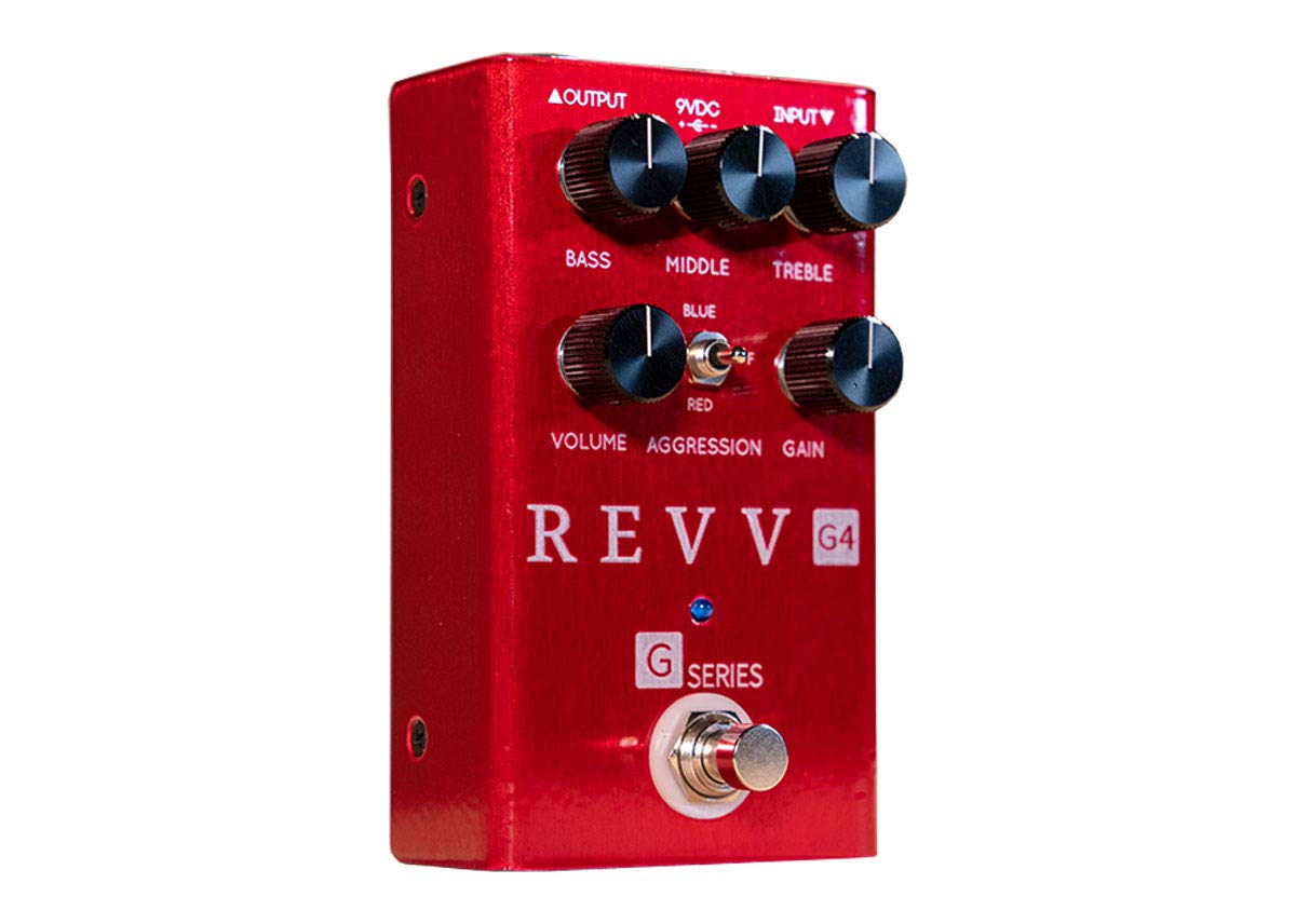 Revv G4 Preamp/Overdrive/Distortion Pedal Red