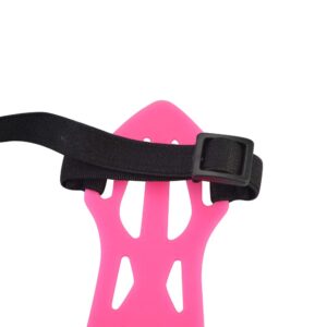 ZSHJGJR Archery Arm Guard Youth 2-Strap Arm Protector Rubber Children Arm Guard Forearm Safe Protective Gears for Shooting Hunting Practice (Pink)