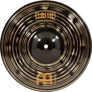 Meinl Cymbals Classics Custom Dark 12" Splash Cymbal for Drum Set — Made in Germany — B12 Bronze, 2-Year Warranty (CC12DAS)