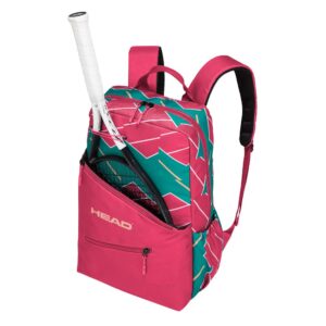 head women's backpack pink/green unisex adult racket bag, one size