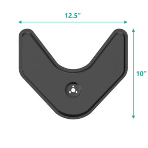 WALI Monitor Mount Free Standing Large V-Shape Base Accessory for WALI Monitor Mounting System (MFB), Black