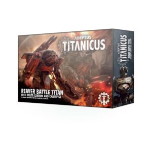 games workshop adeptus titanicus: reaver titan with melta cannon and chainfist