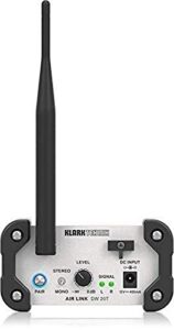 klark teknik air link dw 20t 2.4 ghz wireless stereo transmitter for high-performance stereo audio broadcasting