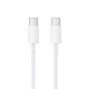 Mi USB Type-C to Type-C Cable, support 5A current and delivering up to 100W. Data transfer with 4.92 ft. For laptops, tablets, smartphones and more