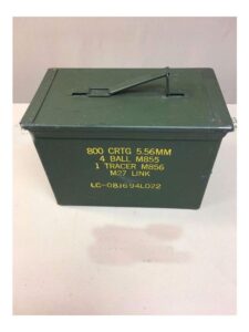 usgi military fat 50 cal pa108 saw box ammo can 5.56 .223 7.62 mm