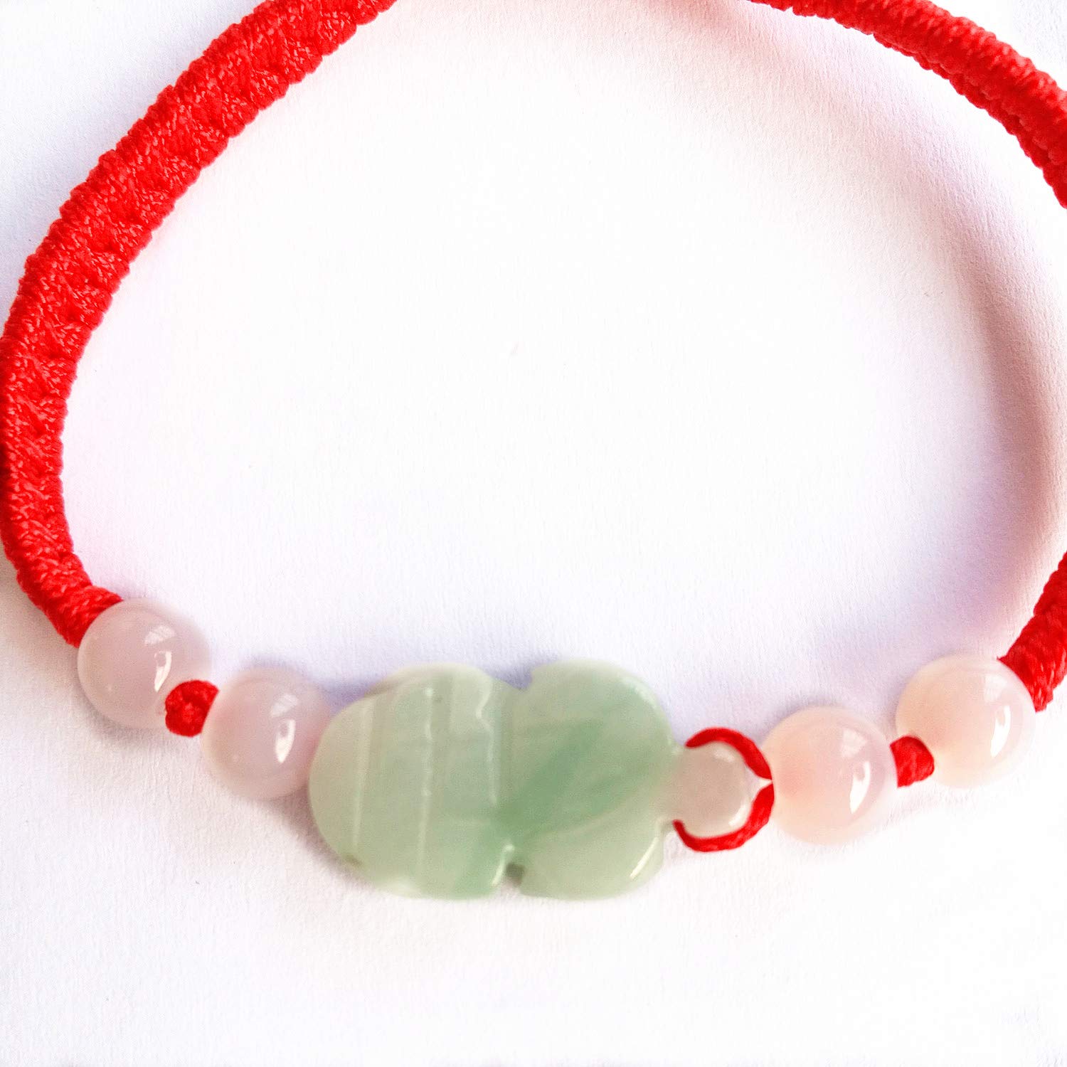 The Best Feng Shui Red String Bracelet with Color Jade Pi Xiu/Pi Yao Bead Lucky Wealthy Amulet Brecelet Jewelry