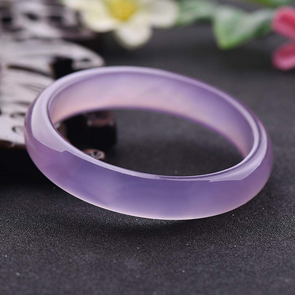 Whiteswallow Jade Jewelry Pink Jade Bracelet Natural Real Jadeite Bangle Gemstone Bracelets for Women