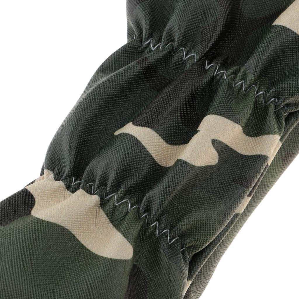 4Pcs/Set Premium PU Golf Covers 3 5 UT Wood Replacement & Interchangeable Number Tag, Camo Green