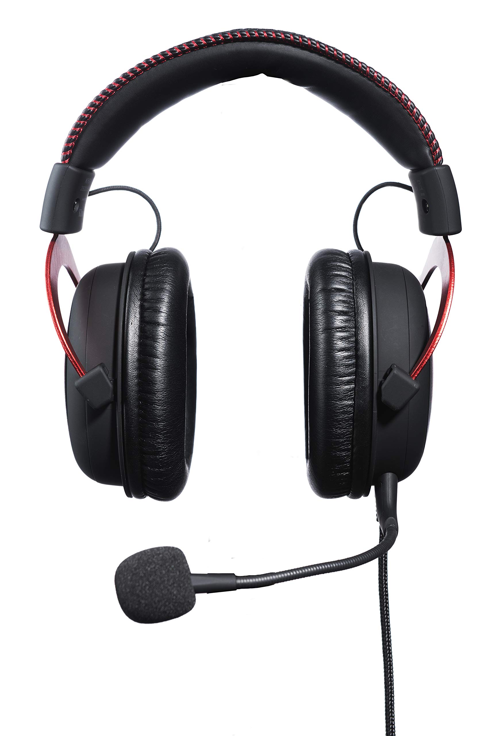 HyperX Cloud II Gaming Headset - 7.1 Surround Sound- Red (KHX-HSCP-RD) with HyperX Alloy Core RGBMembrane Gaming Keyboard Comfortable Black - Bundle