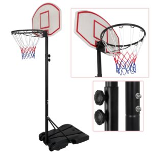 LEMY Portable Basketball Hoops Goal System with Wheels, Height Adjustable Outdoor Basketball Stand for Kids/Adults Indoor, 28 Inch Backboard