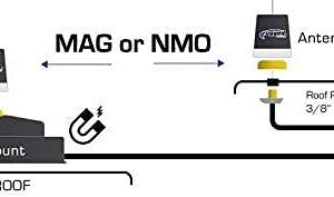 Rugged Radios NMO Mount for Antenna with Magnetic Mounting Base and 13' Foot Coax Cable