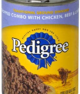 Dog Food, Chicken Beef & Liver, 13.2-oz. Can