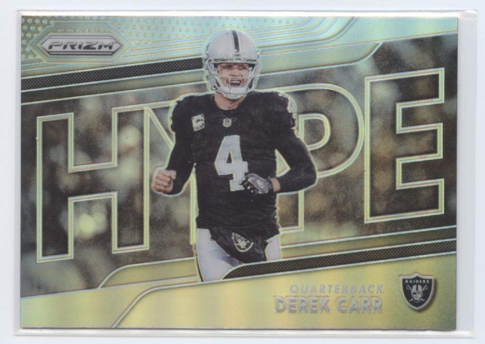 2018 Panini Prizm Hype Prizm #7 Derek Carr Raiders Football Card NM-MT