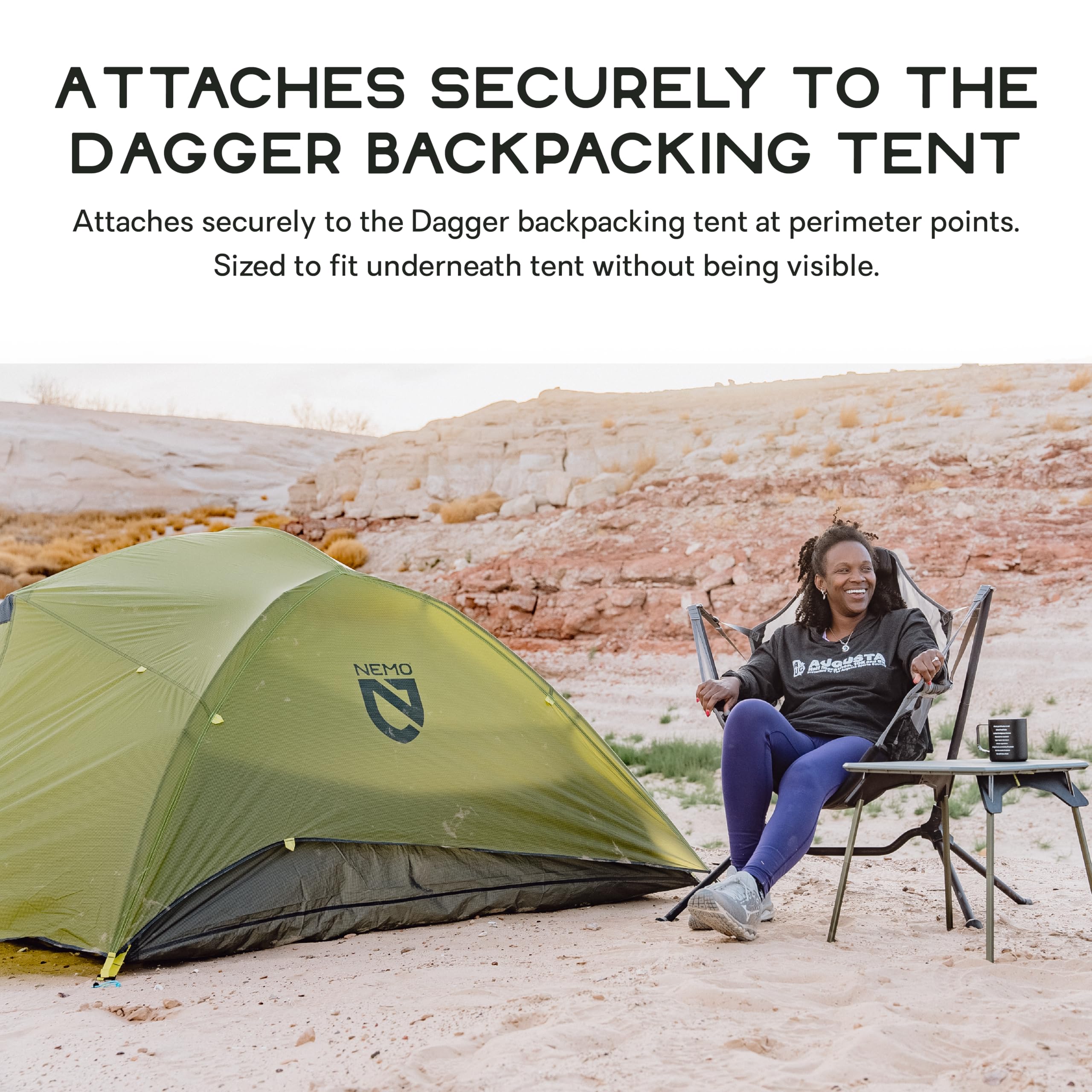 NEMO Footprint for Dagger 3P Backpacking Tent, 3 Person