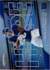 2018 panini prizm hype prizm #14 odell beckham jr. ny giants football card nm-mt